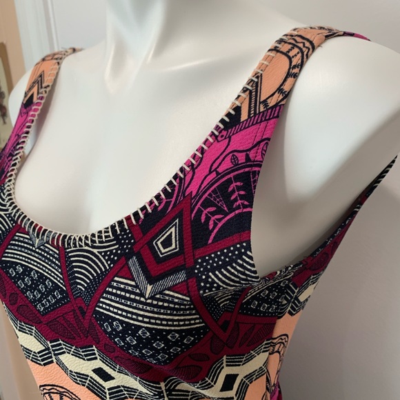 Patterned Mini Dress - Picture 2 of 4